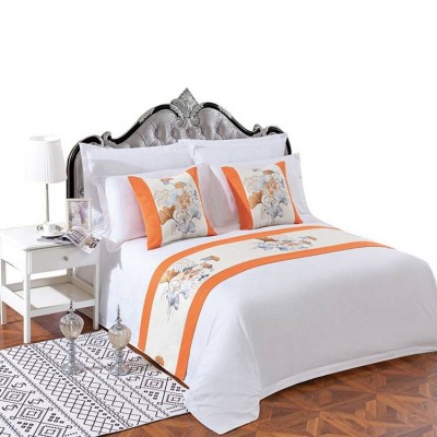 100% Cotton Bed Sheet Fabrics Hotel Bed Sheet Set King Size,Queen Size Bedding Set For Hotel Mattress