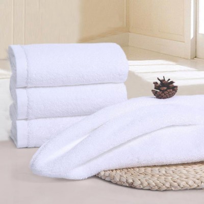 Cheap price 100% cotton soft plain hotel white pool towels for guest shower